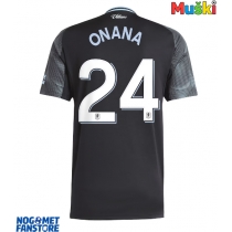 Aston Villa Amadou Onana #24 Gostujuci Dres 2025-26 Kratak Rukav